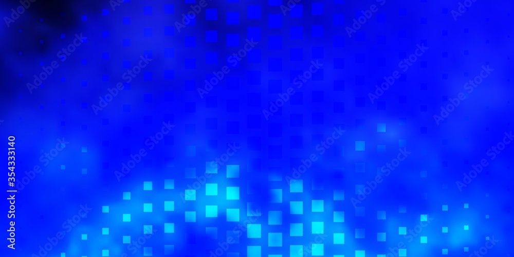 Light BLUE vector background with rectangles. Colorful illustration with gradient rectangles and squares. Best design for your ad, poster, banner.
