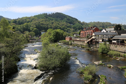 River Dee Through Llangollen Wales