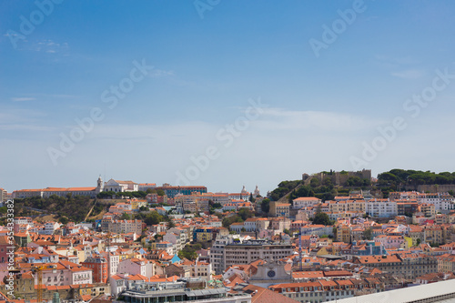 The Castle of Sao Jorge, the historical centre of Lisbon, Portugal © lolya1988