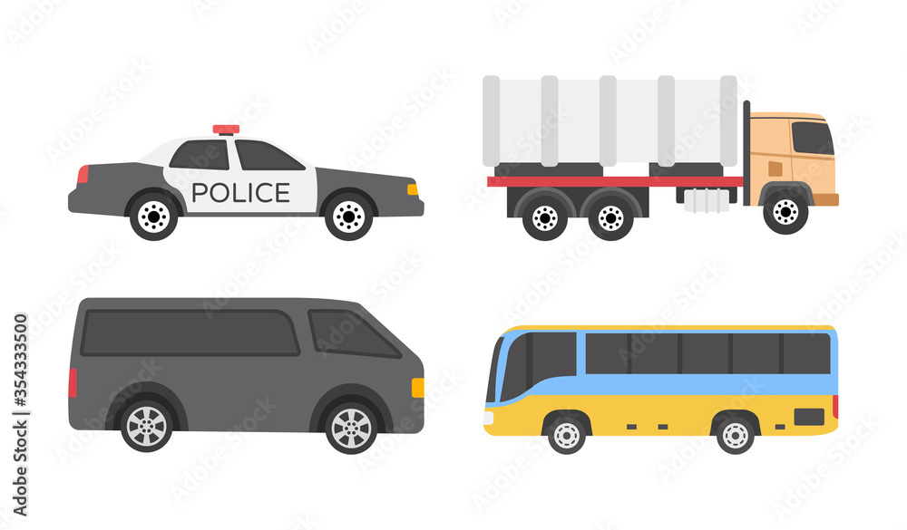 Vehicles Flat icons Vehicles Flat icons