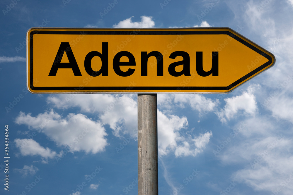Obraz premium Wegweiser Adenau