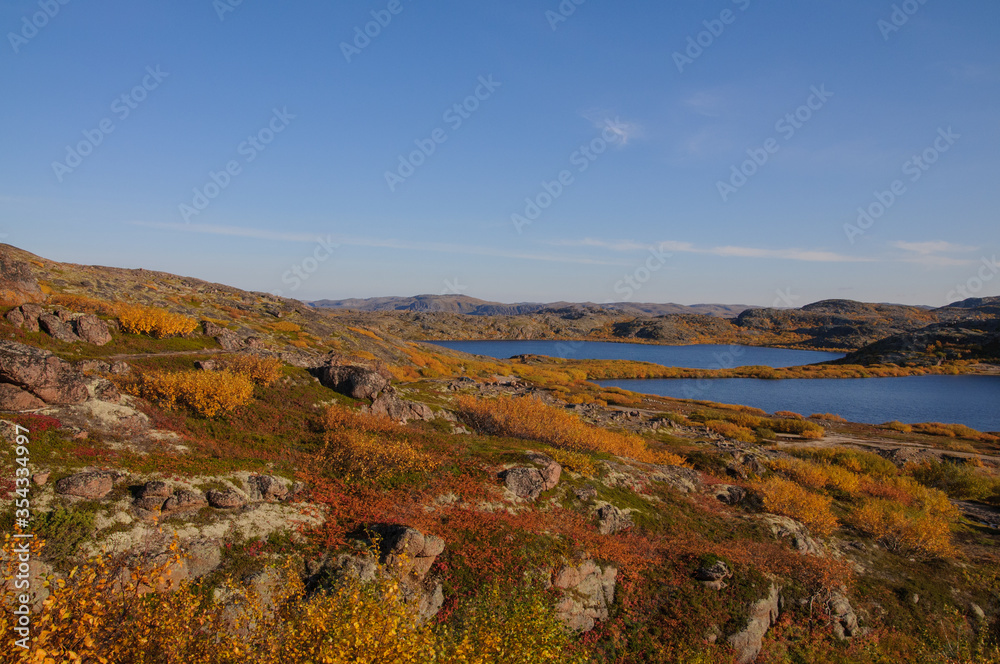 Landscape near Teriberka, Murmansk region, Russia