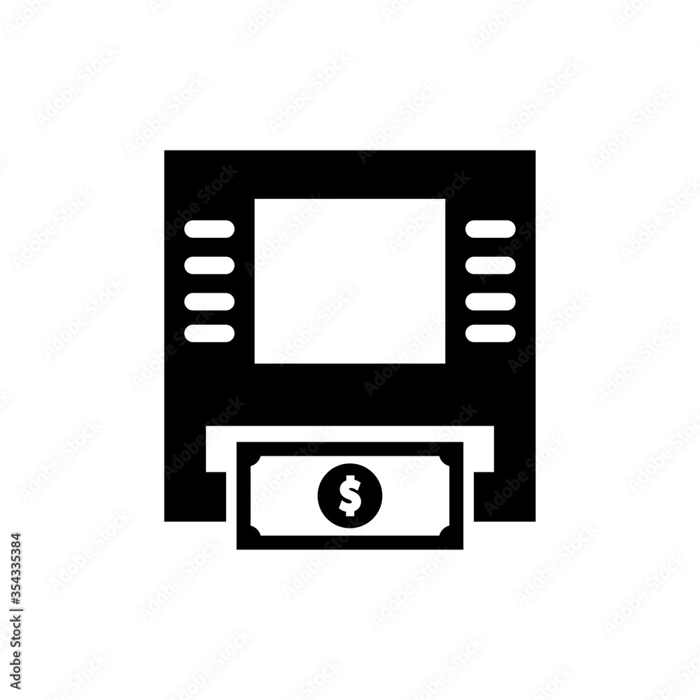 atm icon vector symbol template design trendy atm icon vector symbol template design trendy