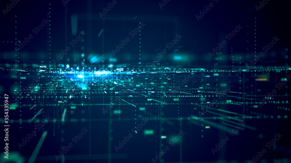 Big data concept.Binary code concept pattern and big data structure.Abstract background of technology cloud computing. Database protection and secure transmission of information on blockchain network. Big data concept.Binary code concept pattern and big data structure.Abstract background of technology cloud computing. Database protection and secure transmission of information on blockchain network.