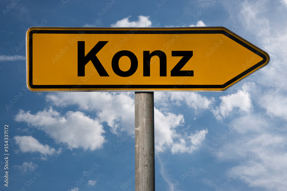 Wegweiser Konz