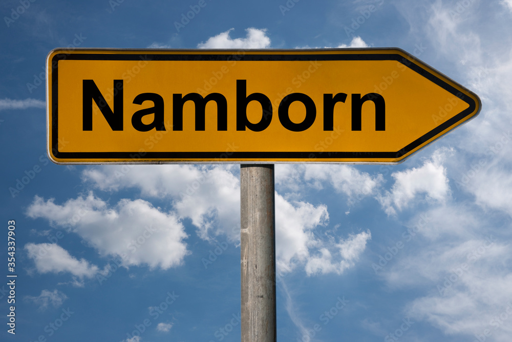 Obraz premium Wegweiser Namborn
