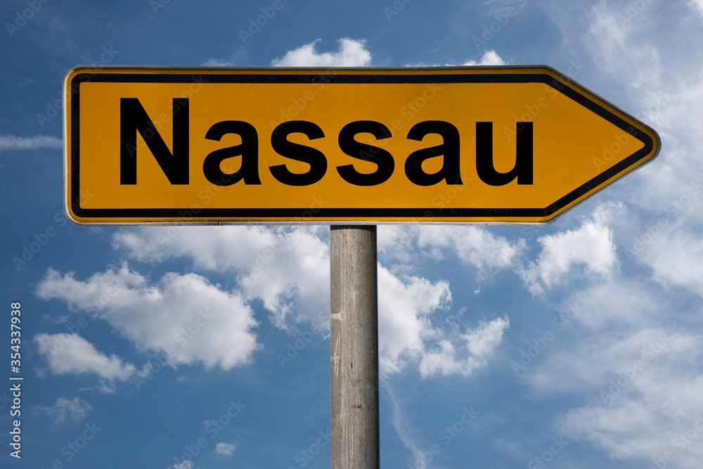 Obraz premium Wegweiser Nassau