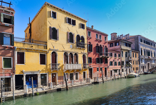 Palazzo buildings in Venice, Italy