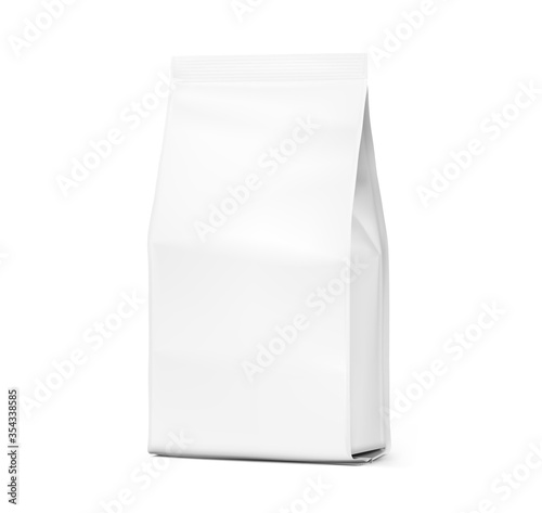 Realistic food bags isolated on white background. Isometric view. Vector illustration. Can be use for template your design, presentation, promo, ad. EPS 10.	