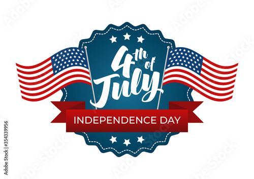 abstract independence day background with special objects