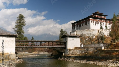 Paro Rinpung Dzong, Bhutan photo