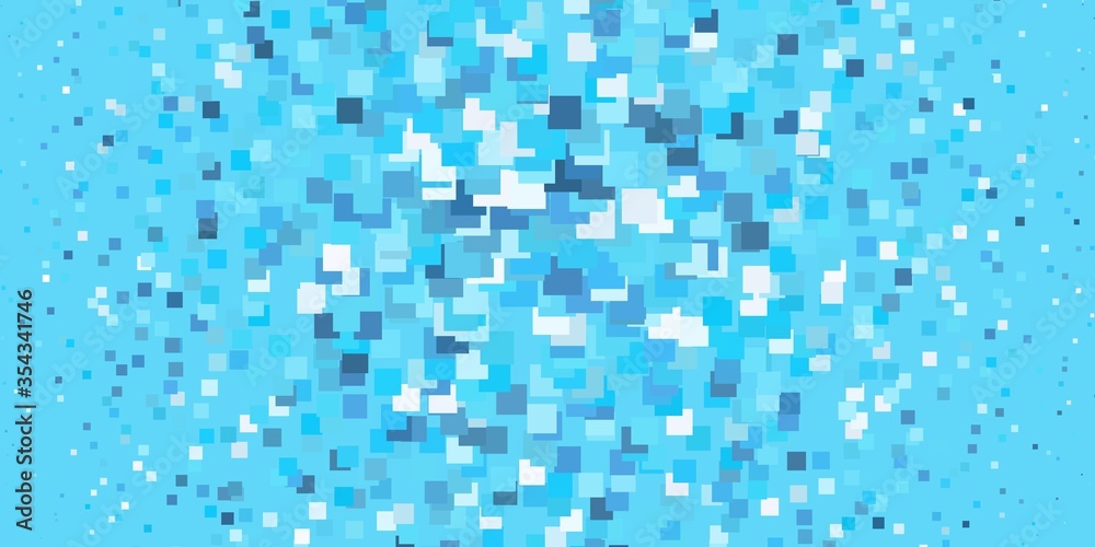 Light BLUE vector pattern in square style. Modern design with rectangles in abstract style. Design for your business promotion. Light BLUE vector pattern in square style. Modern design with rectangles in abstract style. Design for your business promotion.