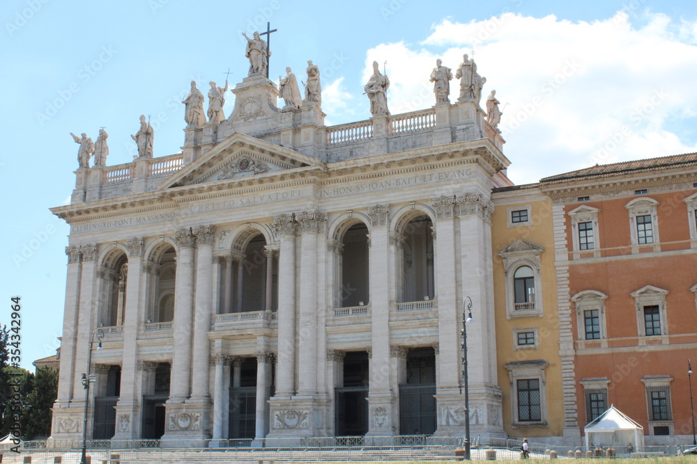 Basilica Piazza San Giovanni rome Italy