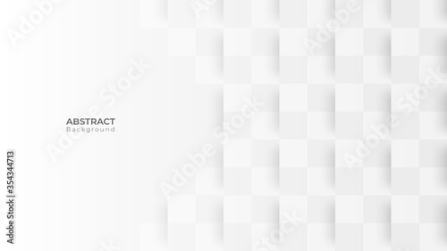 Abstract modern square background. White and grey geometric texture. vector illustration