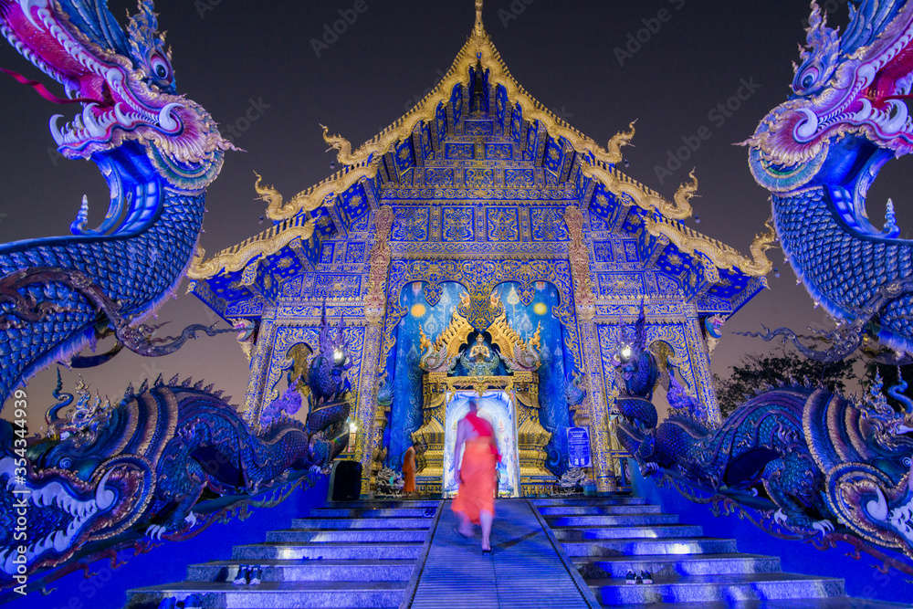 THAILAND CHIANG RAI BLUE TEMPLE