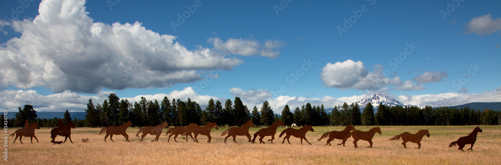 Fototapeta premium Horse sculpture