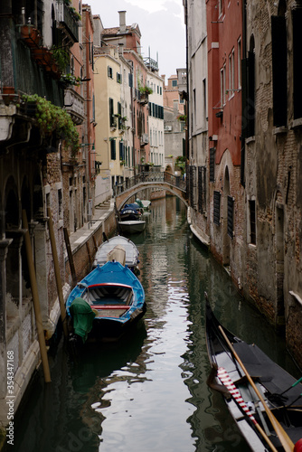 View of the canal in the afternoon in Venice. Italy.  © Anna