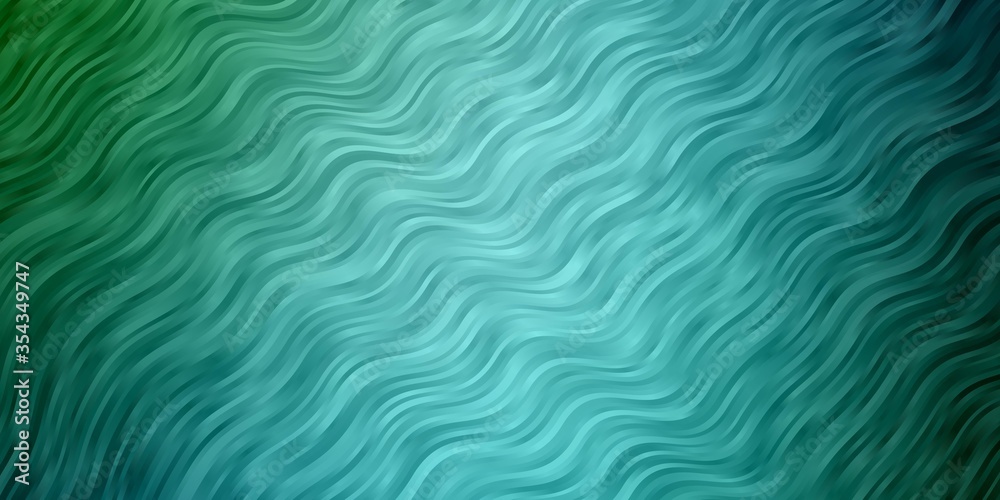 Light Blue, Green vector pattern with lines. Bright sample with colorful bent lines, shapes. Best design for your posters, banners. Light Blue, Green vector pattern with lines. Bright sample with colorful bent lines, shapes. Best design for your posters, banners.
