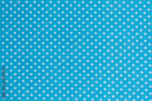 dotted tablecloth background in blue and white
