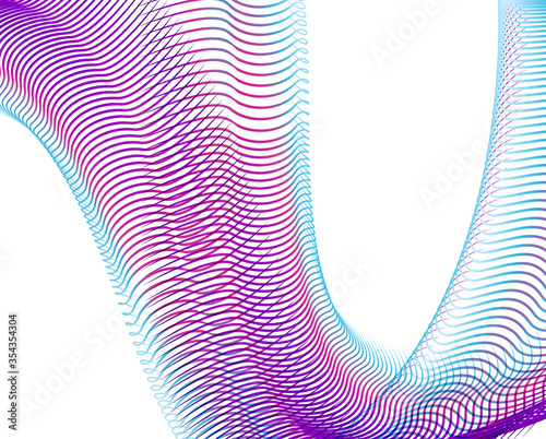 Abstract background blend wave line design for Wallpaper, Banner, Background, Card, Book Illustration, landing page