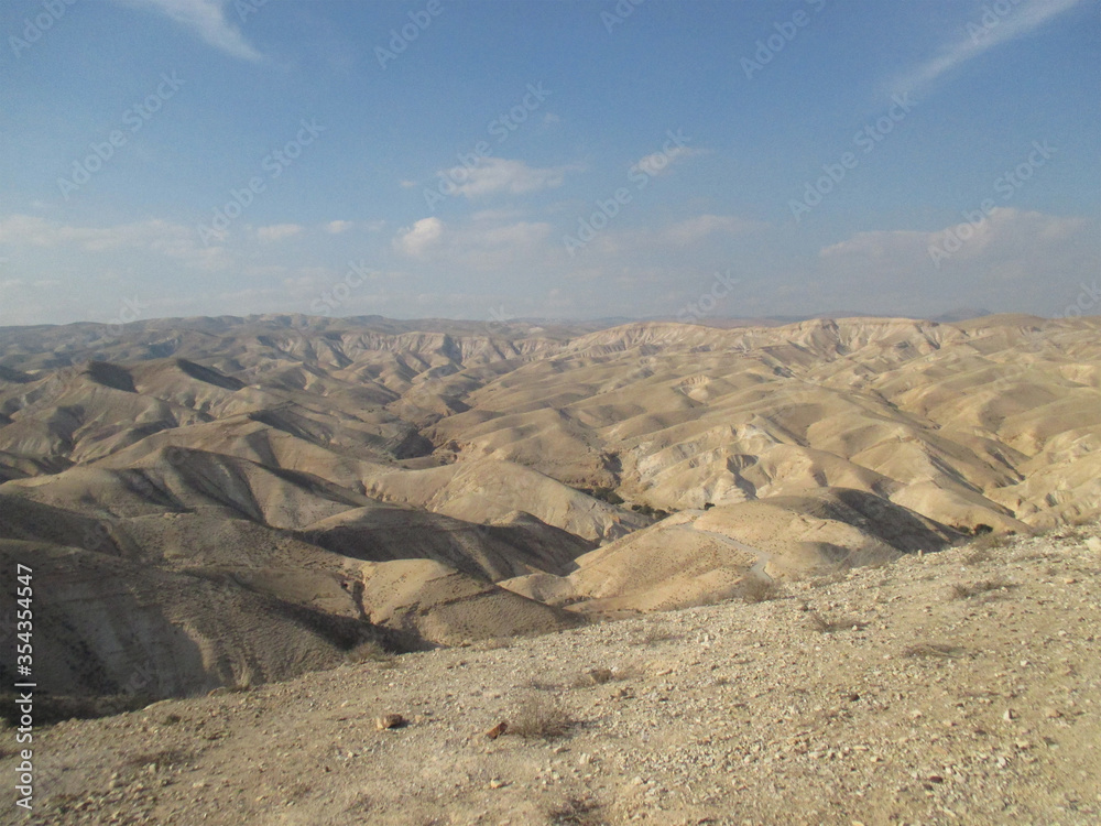 Sandy hills of the Judean Desert, Israel Sandy hills of the Judean Desert, Israel