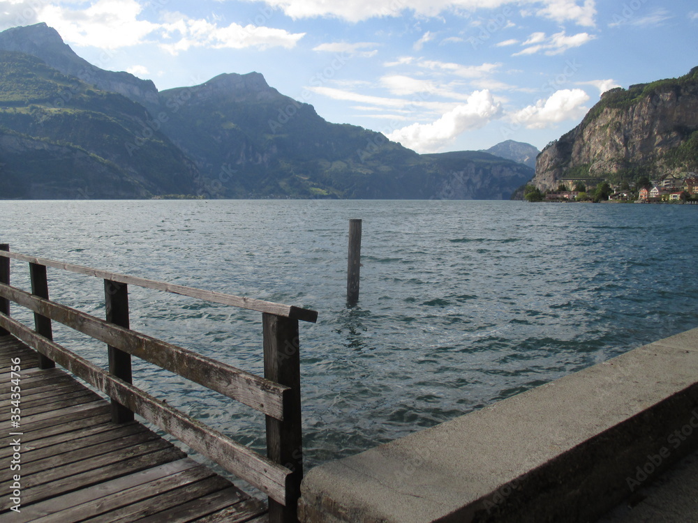 Lake Lucerne and Swiss Alps, Switzerland