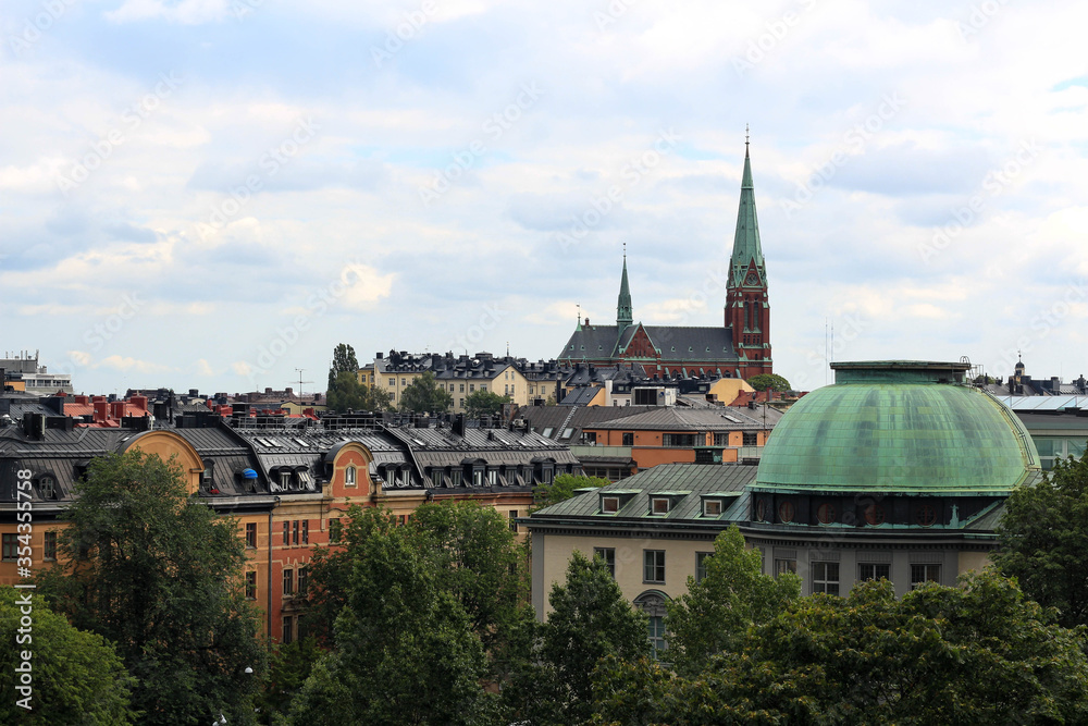 panorama of Stockholm