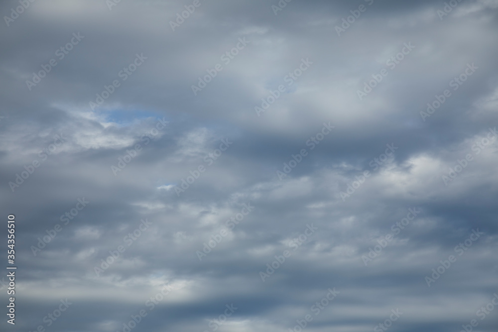 beautiful clouds and stormy sky