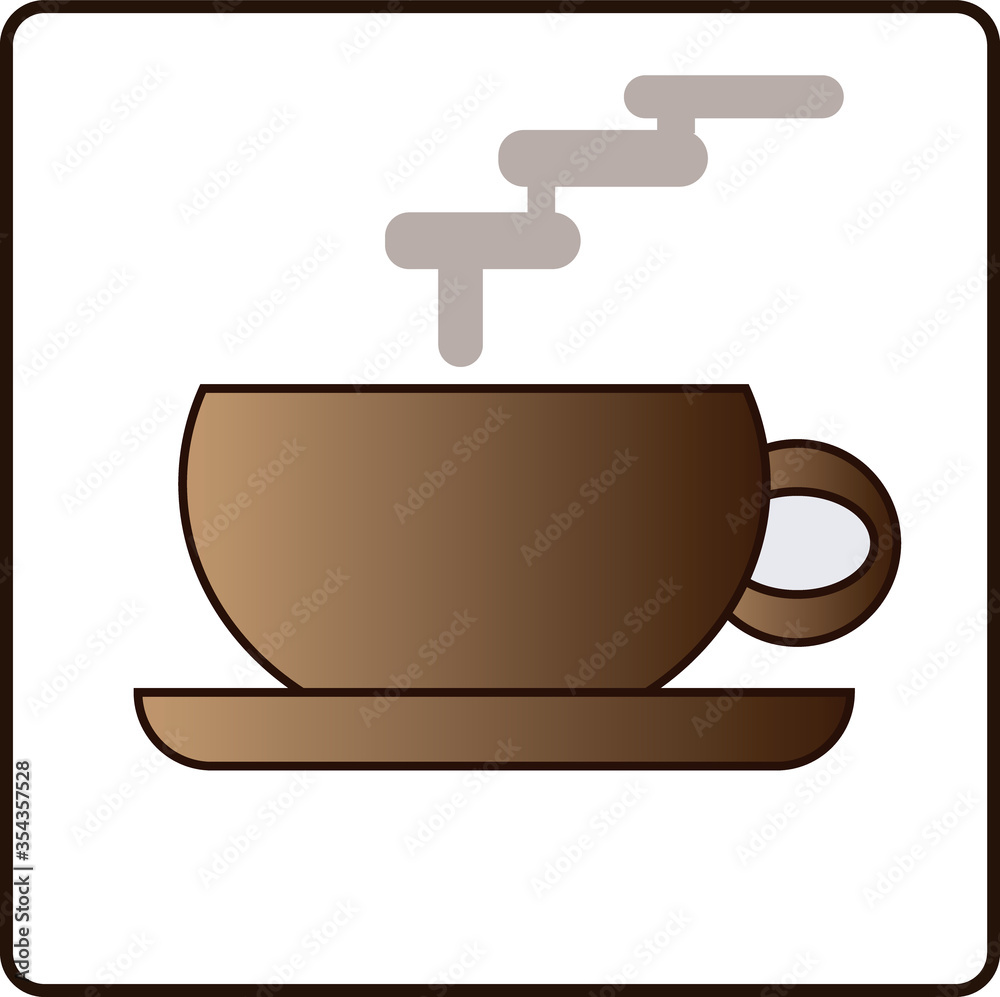 vector illustration, one brown cup of coffee on a white background. logo design, icon design, coffee break symbol.
vector illustration, one brown cup of coffee on a white background. logo design, icon design, coffee break symbol.