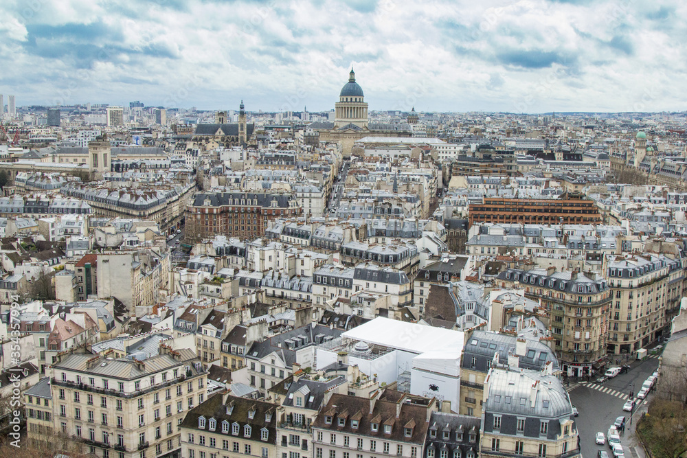 Beautiful cityscape of Paris in France