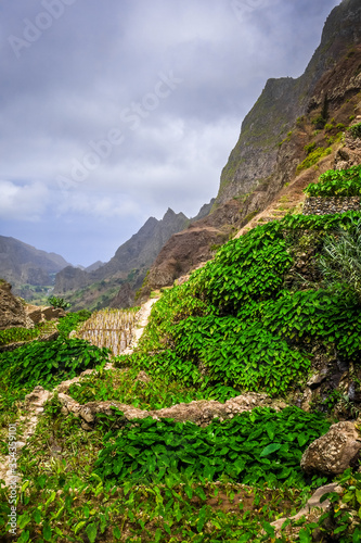 Paul Valley landscape in Santo Antao island, Cape Verde