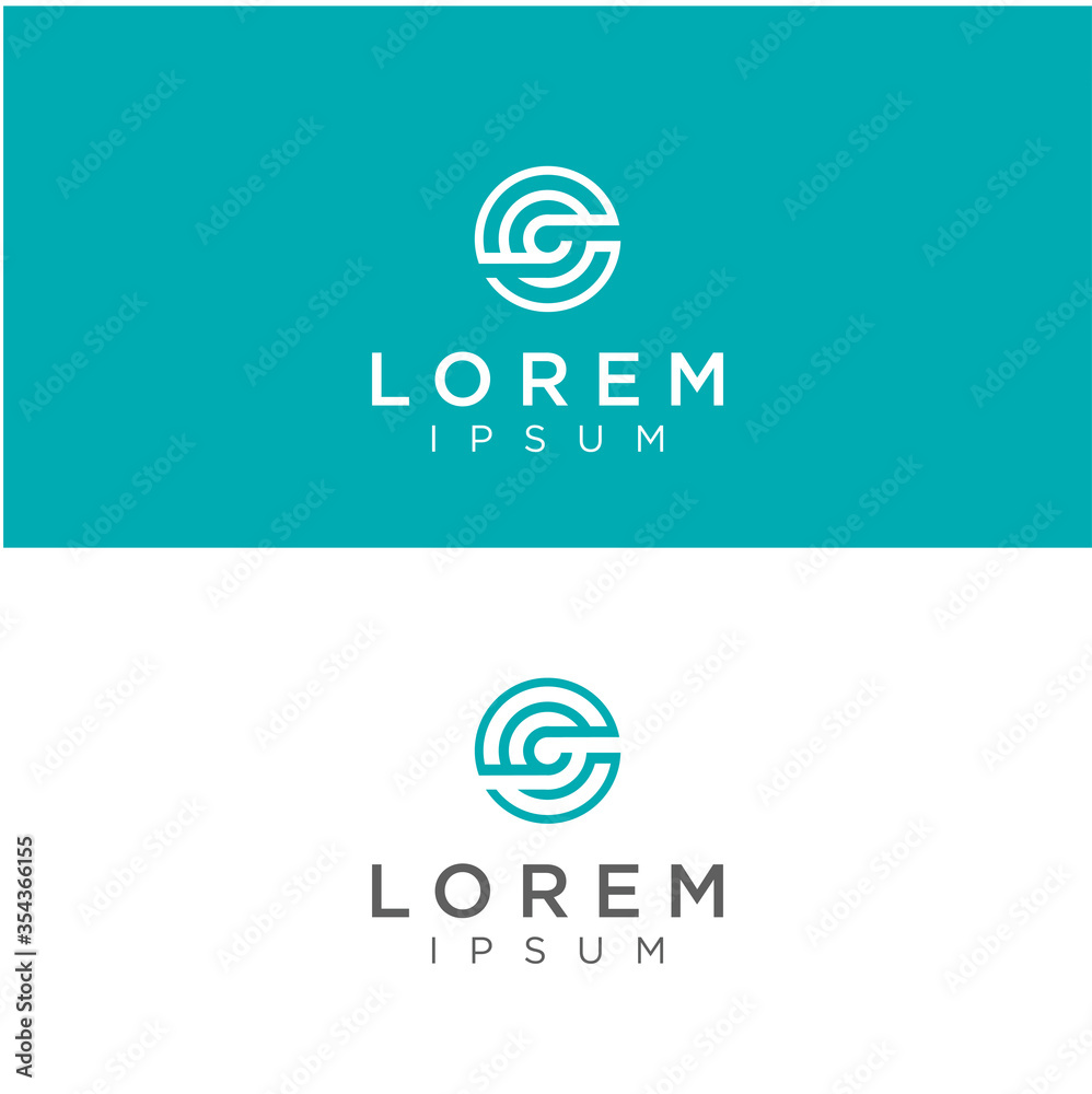 Abstract Circle Letter G C logo Line design Consulting Business Industrial Template. Simple Round Initial c G Logo Linear Abstract Circle Letter G C logo Line design Consulting Business Industrial Template. Simple Round Initial c G Logo Linear