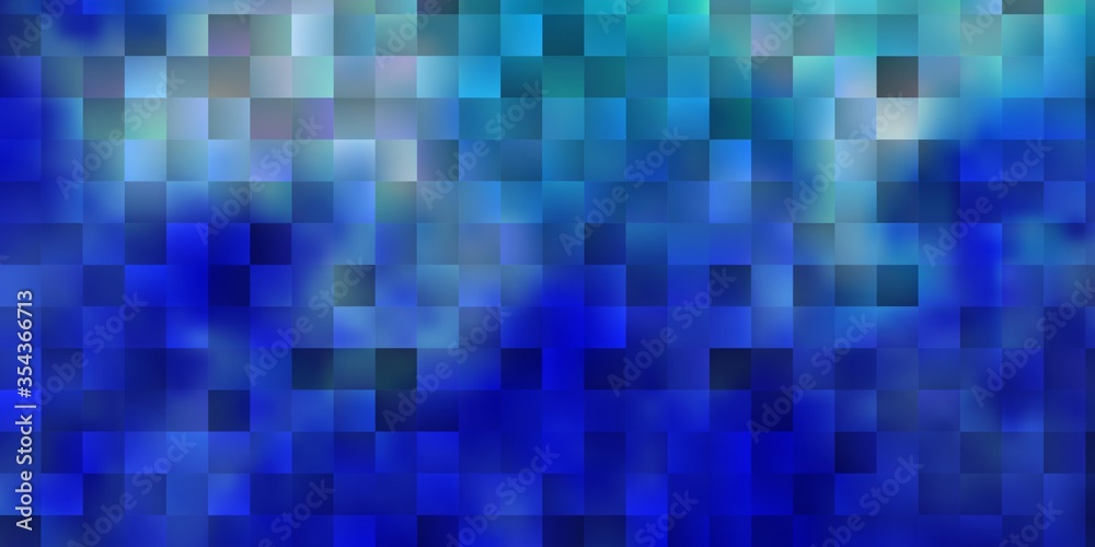 Light BLUE vector pattern in square style. Light BLUE vector pattern in square style.