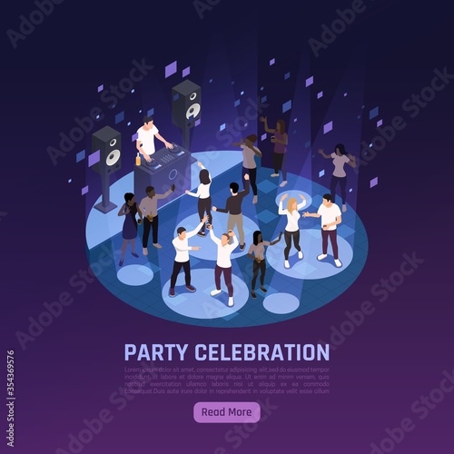 Party Celebration Dancefloor Background