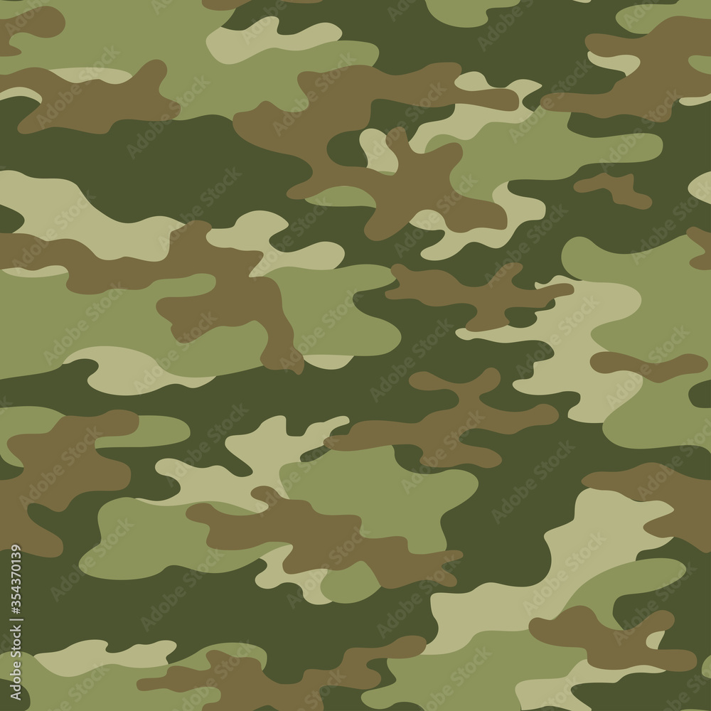 Green camo seamless pattern for print. Forest pattern for hunting. Green camo seamless pattern for print. Forest pattern for hunting.