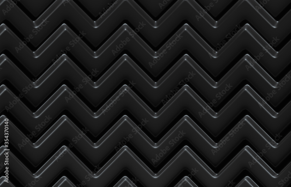 Abstract black background with geometric wave pattern. minimalist black. 3d render. Abstract black background with geometric wave pattern. minimalist black. 3d render.