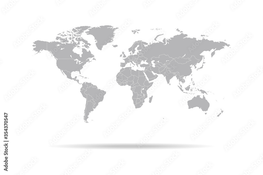World map vector abstract illustration World map vector abstract illustration