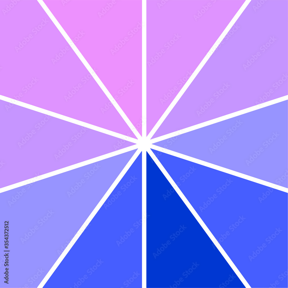 Naklejka purple geometry sunburst vector illustration