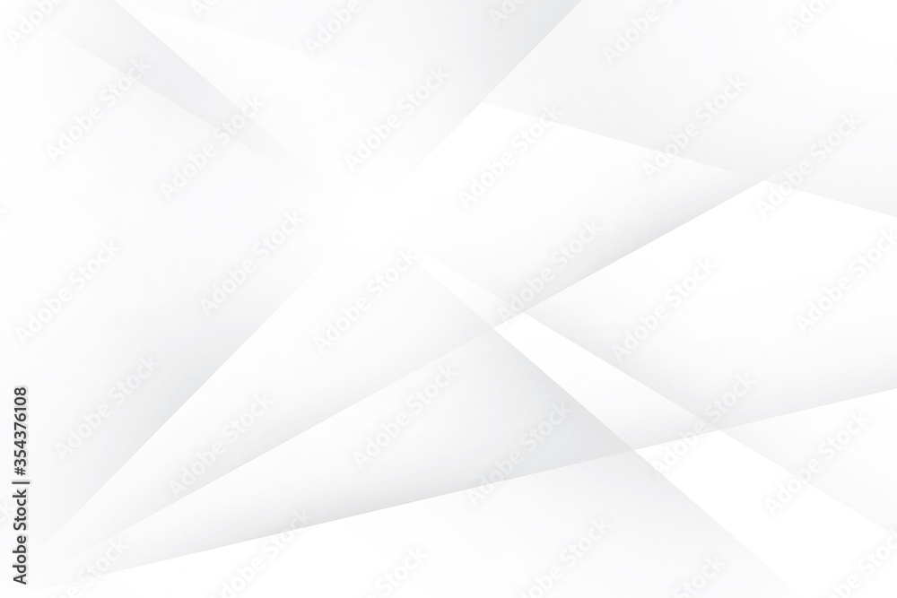 Obraz premium Abstract geometric white and gray color background. Vector, illustration.
