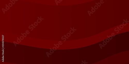 Dark Red vector background with bows. Illustration in halftone style with gradient curves. Best design for your posters, banners.