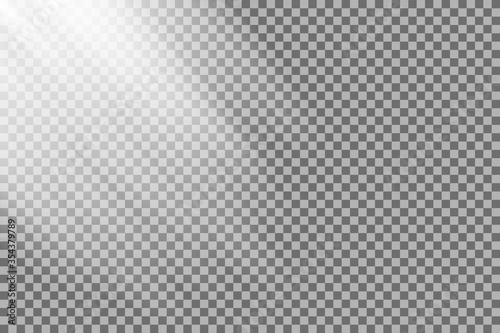 Shining sun rays vector illustration. Sunlight glowing png, eps, ai, svg effect. White beam sunrays sky background