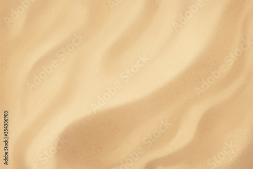 Canvastavla Sand texture top view, vector.