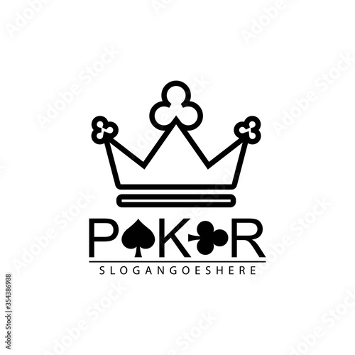 Poker Club Logo Design for Casino Business, Gamble, Card Game, Speculate, etc