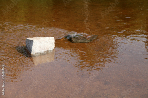 Photography Stones on the River, India. (Photo Copyright © by Saji Maramon)