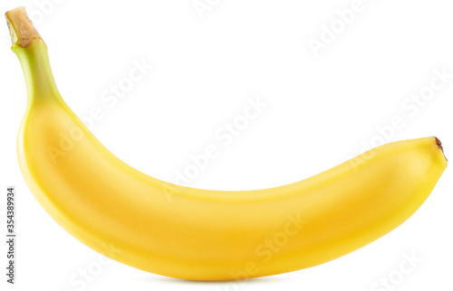 Banana isolated on white. Package design element