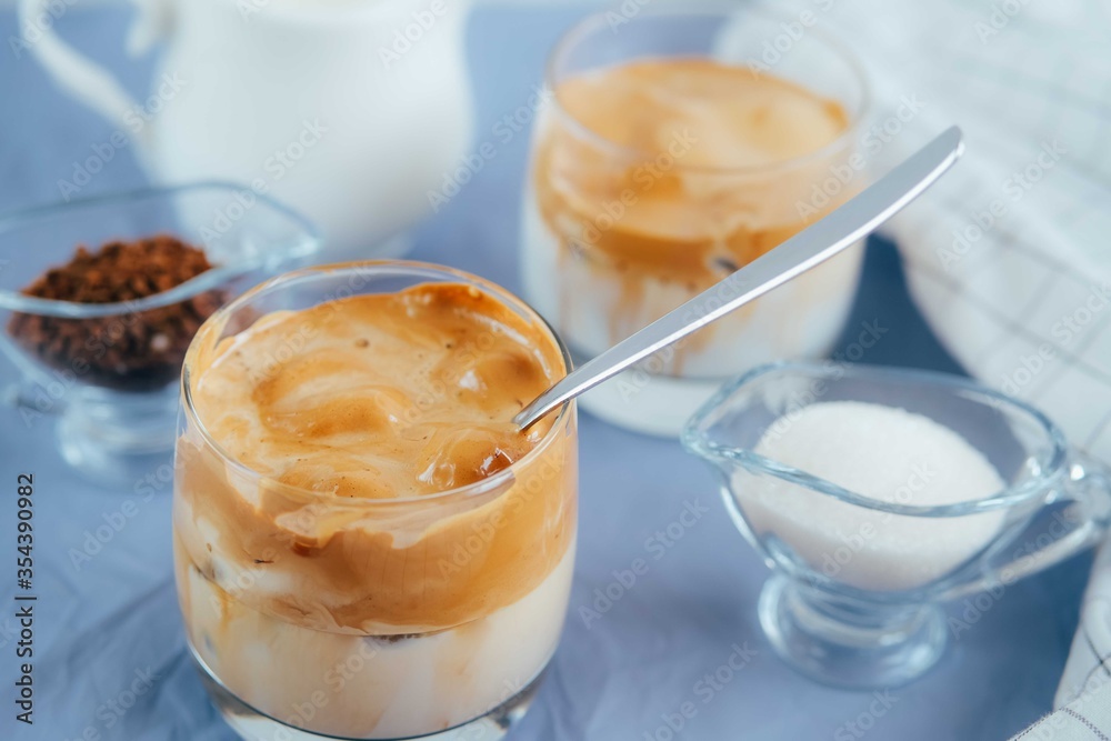 Whipped Dalgona coffee Whipped Dalgona coffee