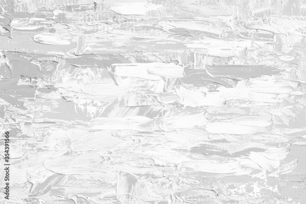 close up of white gray oil painting texture background