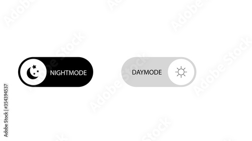 On Off Switch. Day and Night Mode Switcher for Phone Screens