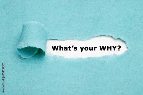 What Is Your Why Existential Question Concept