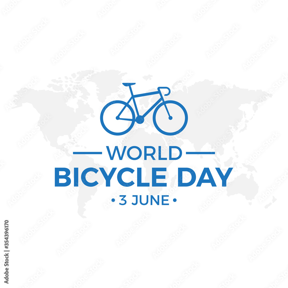World bicycle day. Template vector illustration. World bicycle day. Template vector illustration.